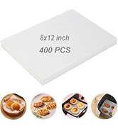 500pcs Parchment Paper Sheets, 8x12 Inch Pre cut Non-Stick Unbleached Parchment Sheets for Baking...