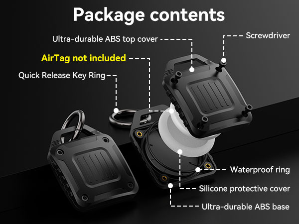 The Airtag holder keychain is designed specifically for 2021 Apple AirTags