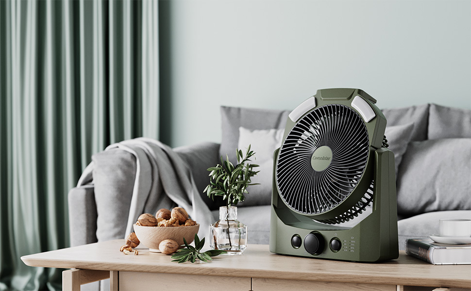 rechargeable camping battery fan