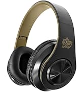 50th Anniversary of Hip Hop Over Ear Headphones, Overear Wireless Bluetooth 5.1 w Microphone, Lig...