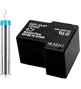 Tnuocke G8P-1A4P-12VDC 30A 250VAC Fully-Sealed PCB Relay for PC Board or Panel-Mounted, Solve F01...