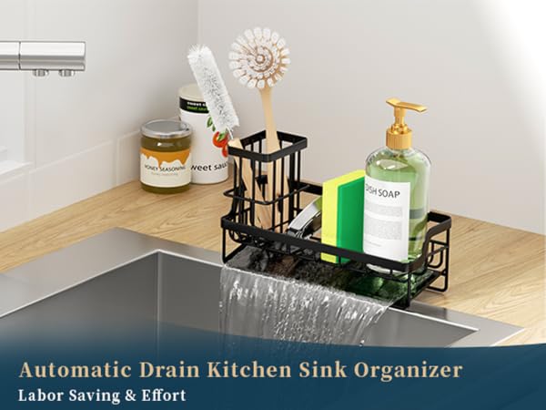 sink caddy, kitchen sponge holder