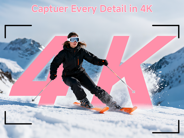 FHD 4k video recording camera