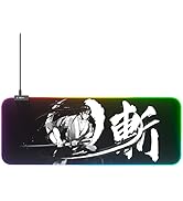 RGB LED Gaming Mouse Pad, 14 Modes Glow Pad, Extra Large Gaming Mousepad,Waterproof Rubber Non Sl...