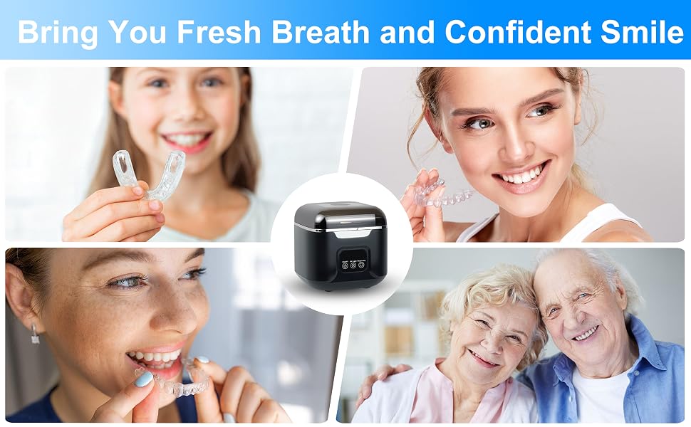 Ultrasonic Retainer Cleaner, Portable Jewelry Cleaner, Professional Retainer Cleaner Machine