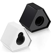 Facmogu 2024 New Microphone Flag Station, Portable Cube Hexagon Mic Flags, ABS Foam Microphone Lo...