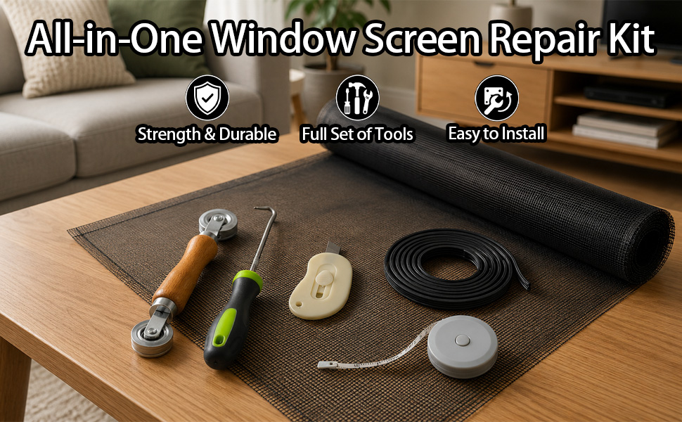 Window Screen Door Repair Kit
