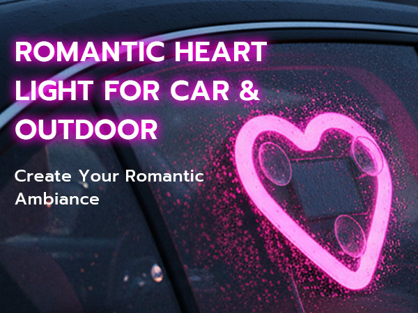 Romantic Heart Light for Car &amp;amp; Outdoor