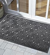 Yimobra Door Mat, Outdoor Indoor Entrance Welcome Mat, Heavy Entry Front Door Mat, Stain &amp; Fade R...