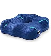 Hemorrhoidal Pillow with Memory Foam Ergonomic Design Tailbone Pain Donut Cushion for Hemorrhoid ...