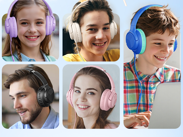 over ear headphones wired