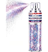 Patriotic Hair and Body Glitter Spray, 4th of July for Independence Day 250 Anniversary Memorial ...