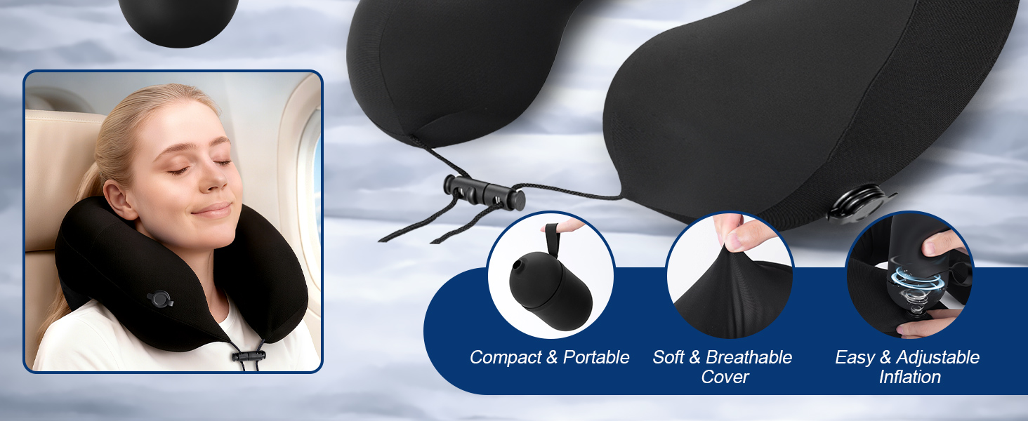 Instaywell All-in-One Pump &amp;amp; Bag Neck Pillow