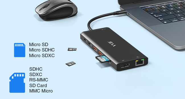 docking station usb c laptop docking station dual multi monitor adapter dongle usb c hub dual HDMI