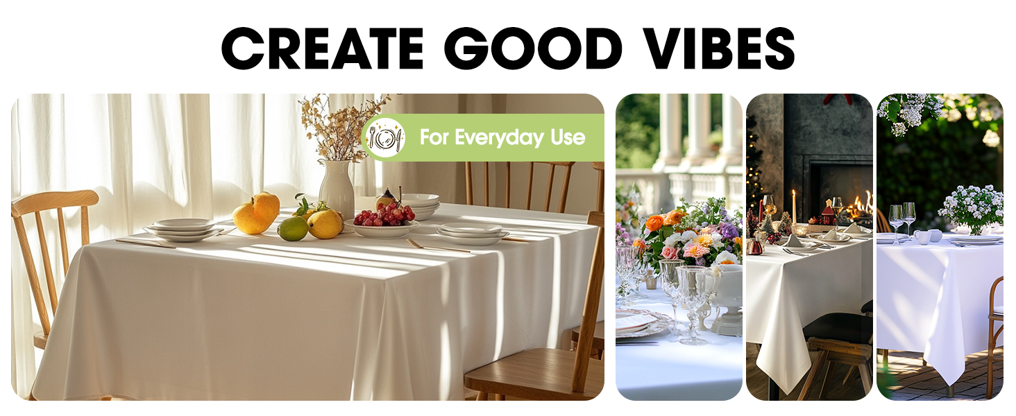 cloth tablecloths for rectangle tables