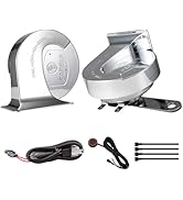 BANHAO Pack of 2pcs Super Loud Automotive Horns,12V Moto Horn Replacement Kit For Car/Motorcycle/...