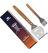 BBQ Tools Set, Barbecue Accessories Set, Grill Spatula Set for Outdoor Grill, Include a 17 Inch L...