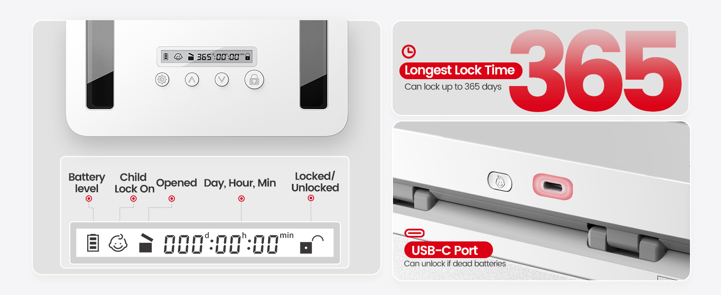 Multi-funtion Timed Lock Box