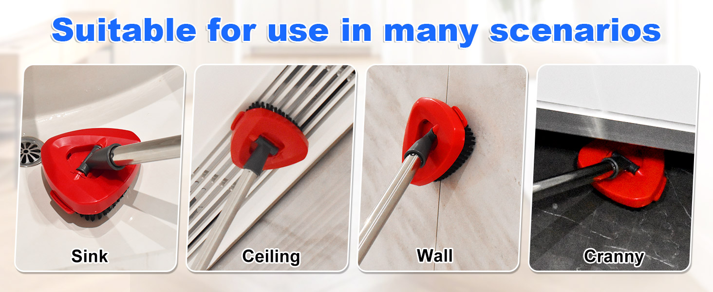 O-Cedar Spin Mop Replacement Handle to All Floor Types