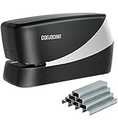 Coruscant Electric Stapler, Heavy Duty Desktop Stapler, No-Jam Automatic Stapler AC or Battery Po...