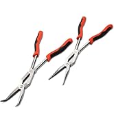 Crescent X2 Straight &amp; Bent Long Nose, Dual-Material Plier Set - PSX204C -13