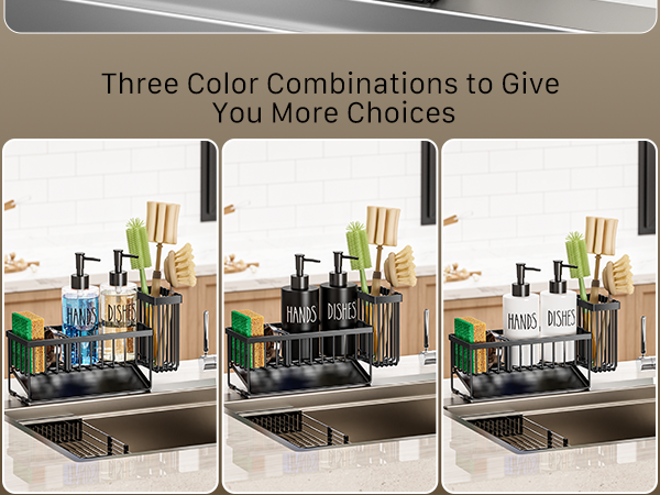 soap and sponge holder for the kitchen sink