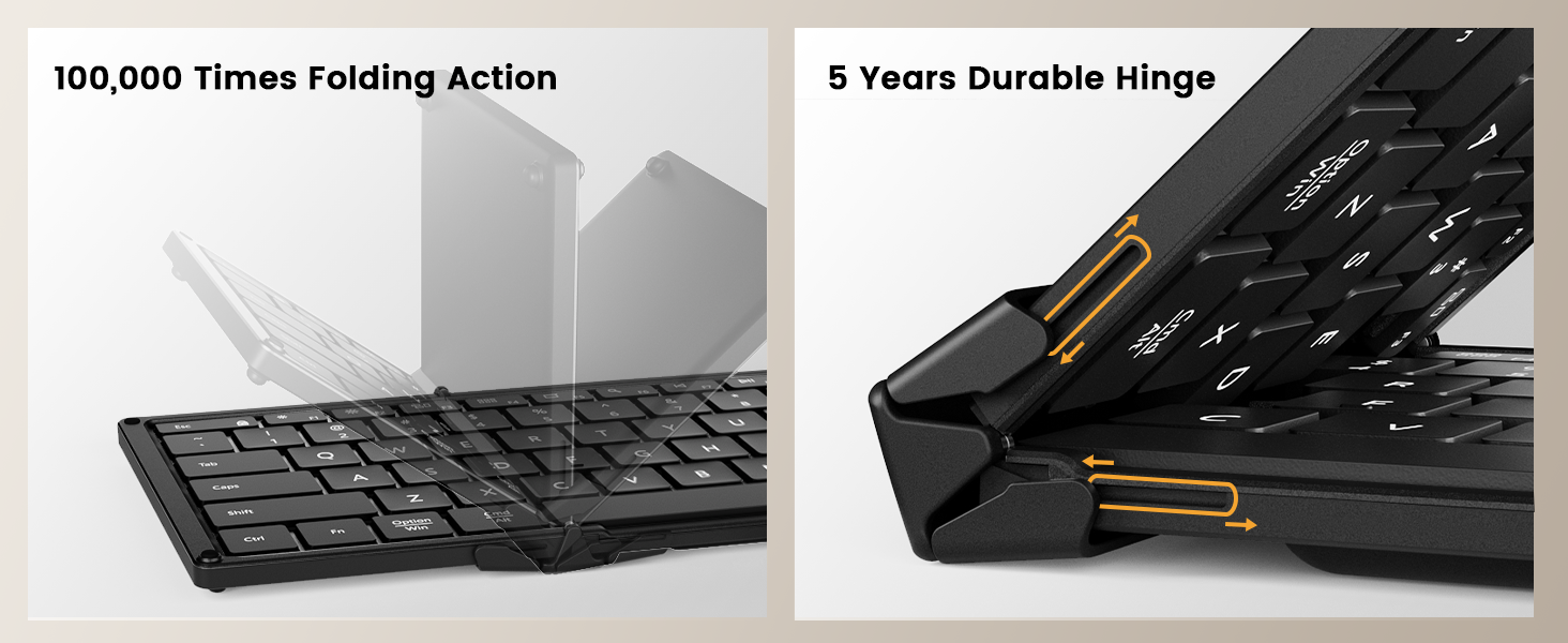 foldable backlit full keyboard black XK01 PLUS