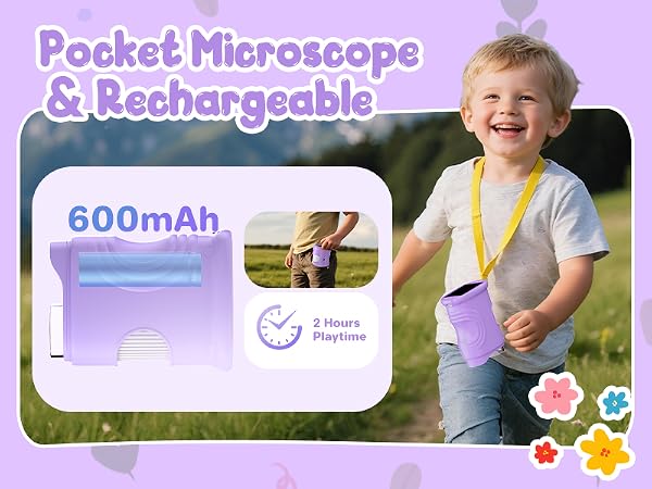 Handheld Digital Microscope for Kids: