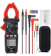 Digital Clamp Meter, Multimeter 6000Counts Volt Meter Auto-ranging Measures AC/DC Amp Clamp, NCV ...