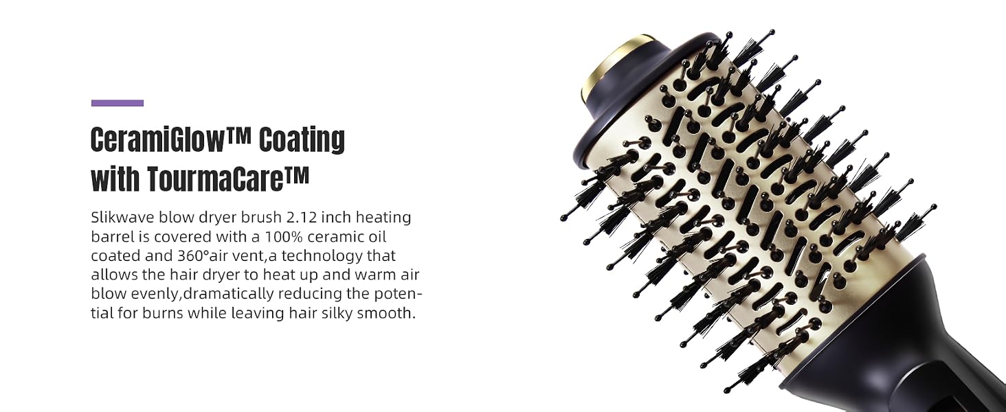 hot air hair dryer brush