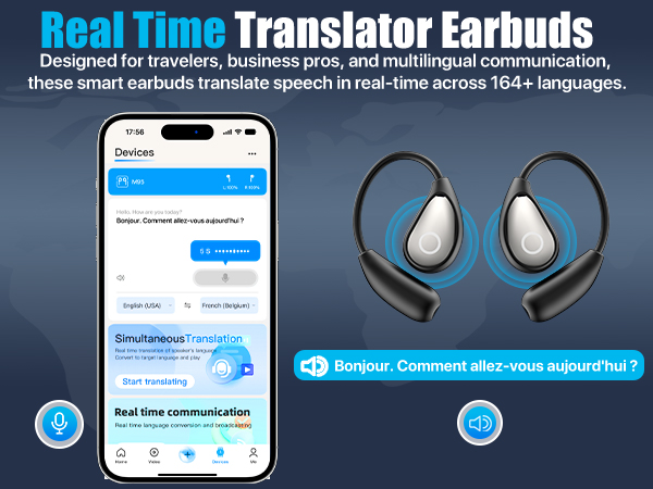 real time translator earbuds