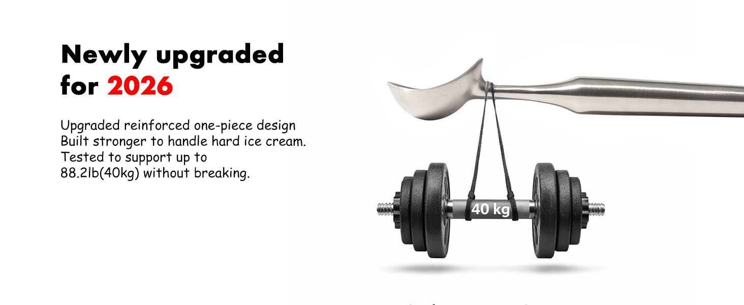 ice cream scoop stainless steel