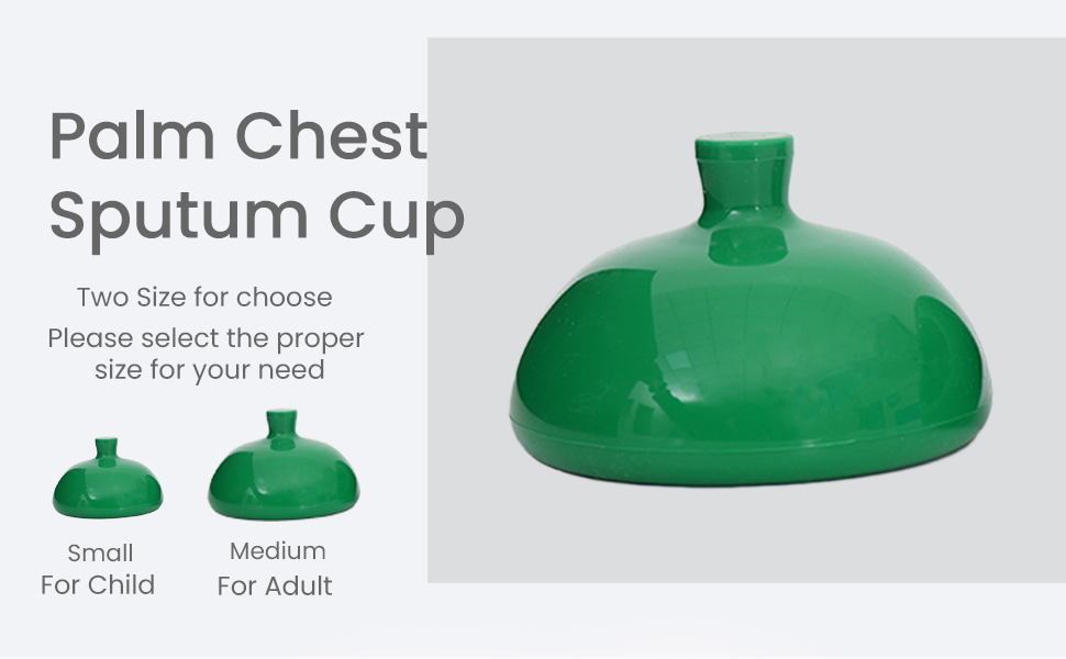 Chest Percussion Cup Sputum Therapy asthma Phlegm Palm