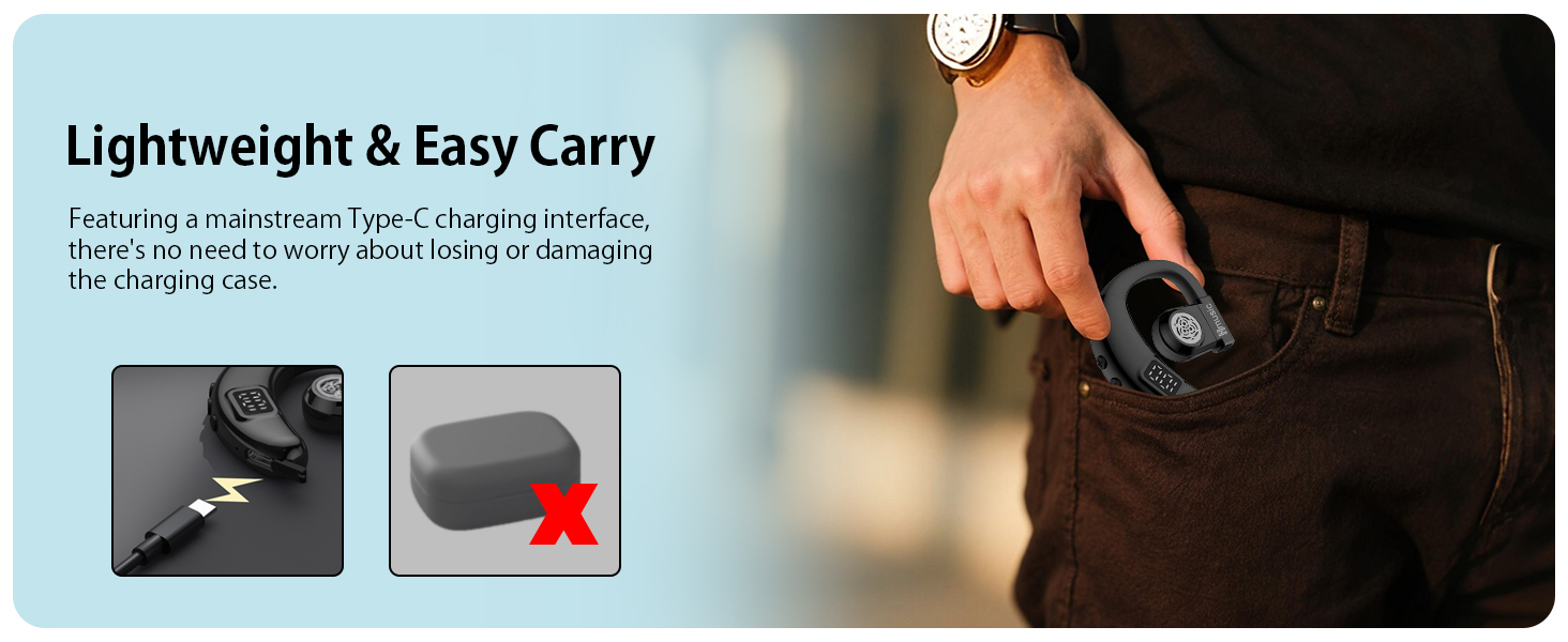 business headphones single ear