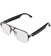 Piluyaa Smart Glasses Bluetooth Audio Sunglasses for Men Women with Dual Stereo Speakers, Open Ea...