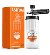 AstroAI Wide Neck Foam Cannon, with 1/4 Inch Quick Connector Plug to Pressure Washer, 1.0mm Orifi...