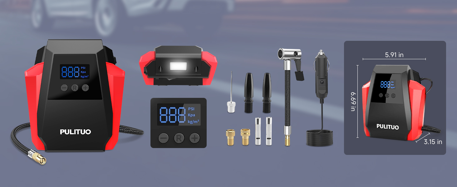 Tire Inflator Portable Air Compressor