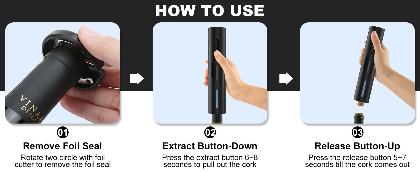 wine opener black