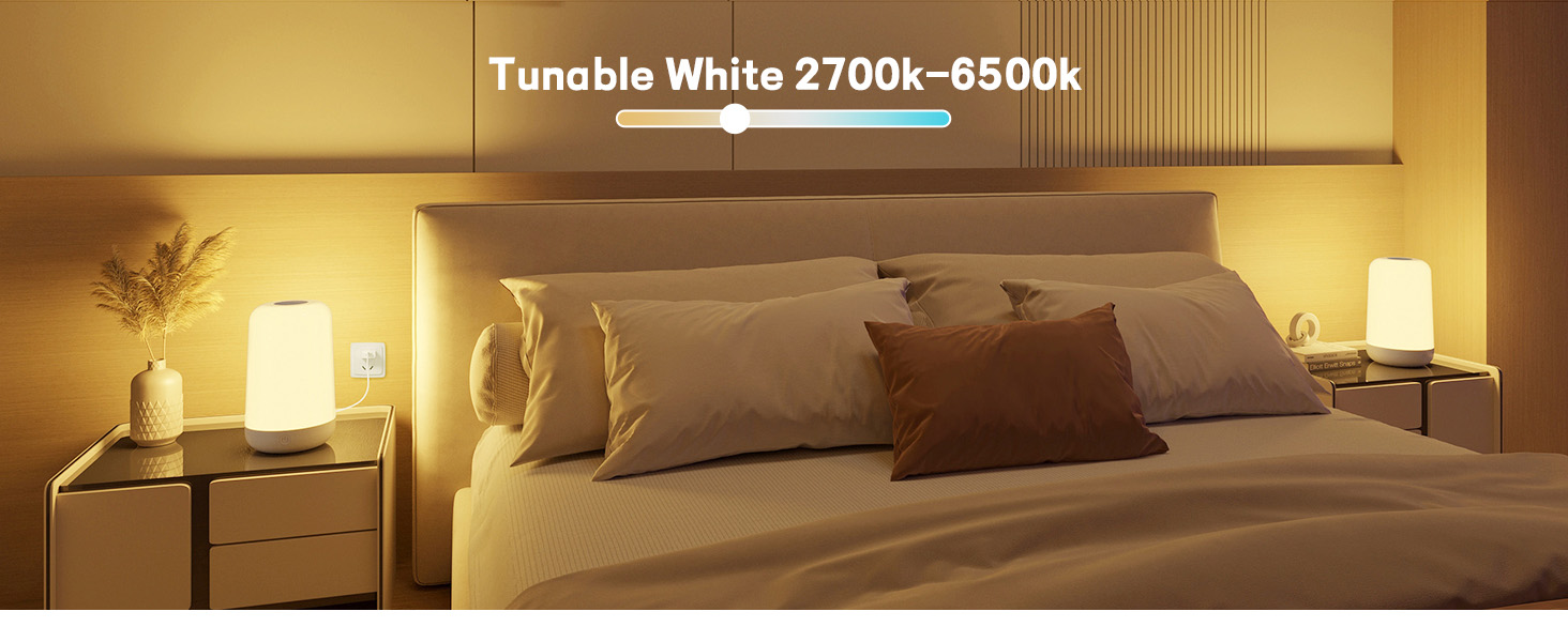 small bedside table touch lamp