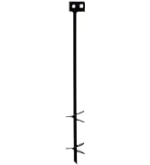 Tie Down Engineering 59090N Iron Root Double Head Double Helix Earth Anchor - 5/8" D x 30" L x (2...