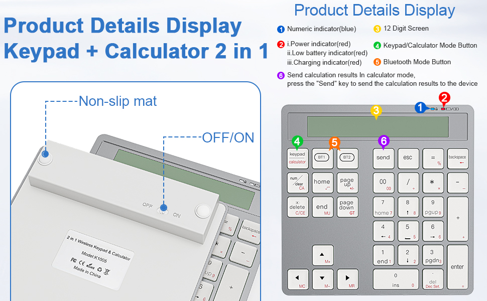 accounting number pad