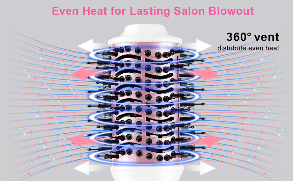 dual voltage hair dryer brush,travel hair dryer brush