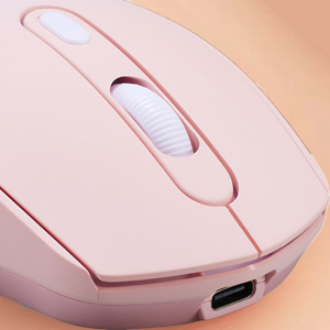 Wireless Gradient Color Rechargable Mouse ,
