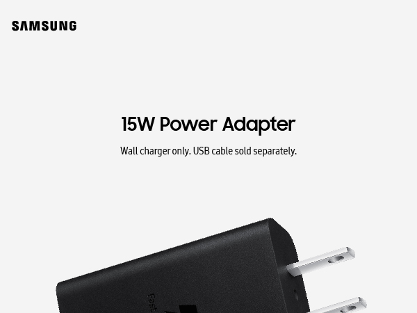 Samsung 15W Power Adapter Black