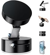 Vacuum Suction Magnetic Phone Holder, Adjustable Vacuum Magnetic Car Phone Holder Foldable Vacuum...