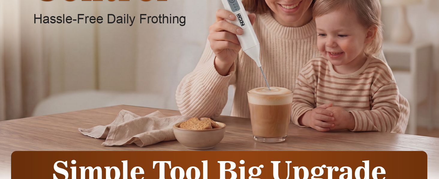Rechargeable Milk Frother Handheld