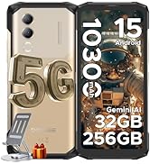 DOOGEE Blade 20 Turbo AI 5G Rugged Phone Unlocked,10300mAh/33W,Android 15 Rugged Smartphone,32GB+...