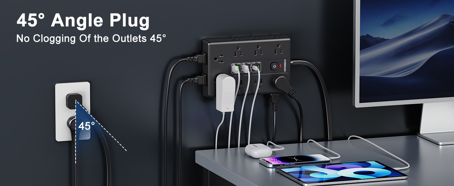 45° Angle Plug