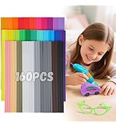 Biubee 32 Colors 3D Pen Filament Refills Compatible with 3Doodler Start+ Only - Safe &amp; Low Temper...