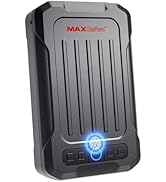 Portable Pistol Safe Biometric Gun Safe with Keys Quick Access Smart Fingerprint Handgun Safe, Ke...